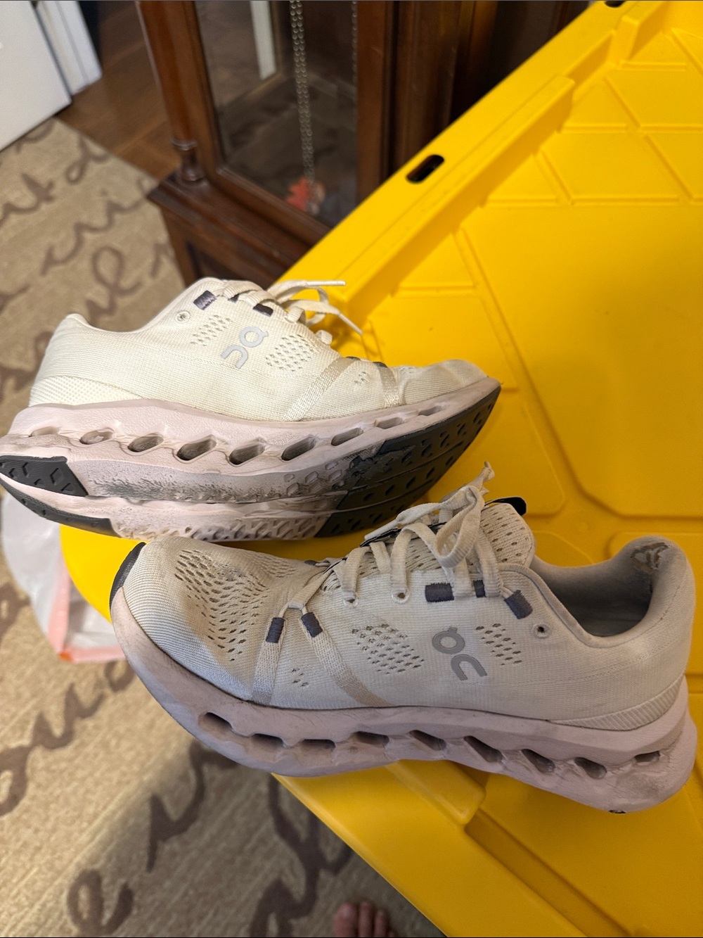 On Running Women's Cloudsurfer Sneakers in White
